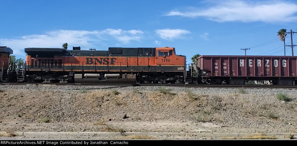 Inbound Herzog Ballast train 